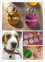 2pcs Free Laser Engraving Pet Dog ID Tag Cat Puppy Name Pendant Tags Personalized Custom Pets Tag Collar Anti-lost Nameplate - Image 4