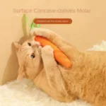 Fun Cat Teething Stick Sound Carrot Cuddle Toy Anti-Bite Scratch Board Pet Supplies for Interactive Entertainment - Image 3