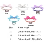 Imitation Pearl Cute Dog Necklace Pet Collar Accessories Jewelry Neck Chain For Small Dogs Large Dog Cats 5 colors - Image 8