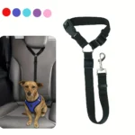 Nylon Dog Car Seat Belt Durable SeatBelt For Small Medium Large Dogs Adjustable Lead Puppy Travel Car Safety Rope - Image 2