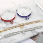 Pet Necklace Love Water Drop Water Diamond Cat Collar Dog Neck Jewelry Exquisite Cute Cat Gem Alloy Puppy Kitten Pet Supplies - Image 4