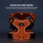 No Pull Dog Harness Pet Reflective Nylon Adjustable Medium Large Naughty Dog Vest Safety Vehicular Lead Walking Running - Image 4