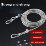 Dog Chains Lead Leash Cable Double-headed Dog Tie Out Cable Leash For Outside, Yard, Camping,Outdoor Dogs Strap Pet Supplies - Image 3