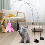 Pet Cat Toys Cute Funny Rainbow Strips Stick Cat Teaser Wand Pet Toys for Cats Interactive Toys Cat Supplies Pet Products - Image 5