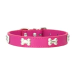 Bone Leather Durable Pet Dog Collars Puppy Pug Collars for Small Large Dog Chihuahua Cat Accessories Pet Collar for Small Dogs - Image 2