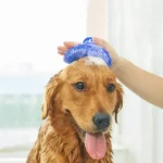 Soft Silicone Pet Bath Brush Massage Scrubber Foam Dispensing Wash Comb for Dog Cat Shower Cleaning Pet Grooming Care Supplies - Image 4