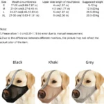 Safe Breathable Mesh Dog Muzzle Adjustable Strap PVC Puppy Mouth Cover Washable Dog Mouthpiece Outdoor Travel - Image 6