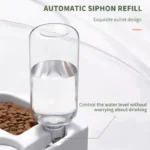 Dog and Cat Bowl-Pet Feeders and Food Bowl Set Suitable for Cats and Dogs Drinking Pet Bowl Moisture-proof New Automatic Double - Image 2