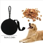 1Pc Silicone Pet Treat Pouch Portable Travel Training Bag Round Silicone Snack Bag for Dogs and Cats Pet accessories - Image 6