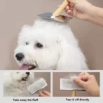 Dog Comb Brush for Dog Long Hair Cat Brush Car Animal Hair Solid Wood Pet Hair Remover Massage Cat Brush Pet Grooming - Image 2