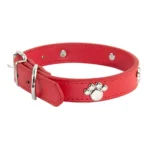 Paw Leather Durable Pet Dog Collars Puppy Pug Collars for Small Large Dog Chihuahua Cat Accessories Pet Collar for Small Dogs - Image 3