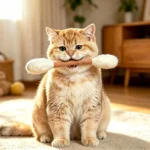 Cat 100% Pure Wool Cotton Swab Toy Bite And Tease Cat Stick Built In Catnip Self Fun Relieve Boredom Dog Grinds Teeth - Image 3