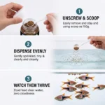 60g/150g Clear Water Fish Food Granules for Small Tropical Fish Tetra Guppy Betta Color Enhancing Daily Diet Aquarium Supplies - Image 5