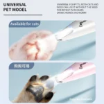 Pet Dog Electric Groomer Trimmer with LED Light Waterproof Pet Foot Hair Trimmer Low Noise Cat Dog Face Foot Ear Hip Paw Shaver - Image 4