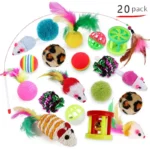 Kitten Toys Variety Pack-Pet Cat Toys Combination Set Cat Toy Funny Cat Stick Sisal Mouse Bell Ball Cat Supplies - Image 2