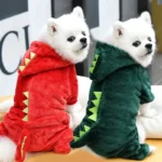 Dinosaur Dog Clothes Fleece Pet Jumpsuits Winter Warm Dog Coat Jacket for Dogs Hoodies Chihuahua French Bulldog Clothing - Image 5