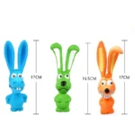 Squeaky Dog Rubber Toys Bite Resistant Dog Latex Chew Toy Animal Shape Puppy Sound Toy Pet Supplies For Small Medium Large Dog - Image 2