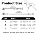 DC001-dog collars and pet neckbands, suitable for small, medium, and large dogs, perfect for outdoor use, anti-lost. - Image 2