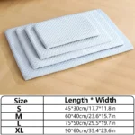 Summer Ice Silk Thick Breathable Dog Bed Cooling sponge Mat cat bed Non Slip Washable Pet Pad for Medium Large Cats Dogs - Image 3