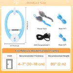 Electric Automatic Interactive Cat Toy USB Rechargeable Fluttering Butterfly Feather Wand for Indoor Enrichment And Stimulation - Image 4