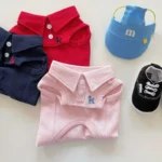 New Pet Dog Polo Shirt Dog Cool Clothes Soft Breathable Yorkie Chihuahua Puppy Clothes Dog Vest For Small Medium Dogs Costumes - Image 3