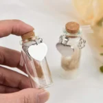 Pet Memorial Bottle For Pet Hair Dogs Cats Fur Keepsake Bottle Storage With 3 Silver Accessories Pet Memorial Urn Container