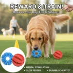 Upgrade Dog Food Ball Pet Dog Toy Interactive Rubber Balls for Small Large Dogs Puppy Cat Chewing Toys Pet Tooth Cleaning - Image 2