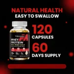 Whey Protein Concentrate Capsules - 900mg Protein, Post-Workout Recovery, Muscle Health & Immunity Boost, Gluten-Free Non-GMO - Image 4