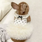 Cute Breathable Puppy Slip Dress Lace Hem Summer Pet Princess Dress Adorable Skin-friendly Dog Puffy Dress for Small Dog Cat - Image 5