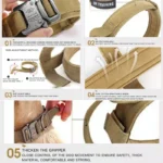 Outdoor Tactical Dog Collar Metal Buckle Collar for Dog Pet Products Nylon Medium Large Dog Training Neck Collars Accessories - Image 4