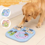 Interactive Dog Puzzle Toys Plastic Treat Dispensing Slow Feeder with Non Slip Base Dog Mental Stimulation Toys Pet Supplies - Image 2