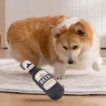 Realistic Beer Bottle Shape, Squeaking Dog Toy. Interactive Play, Bite Resistant and Wear-resistant. Easy To Clean - Image 3
