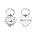 1 pc nice Dog paw prints and vine Customized Text Cat Dog ID Tag Name with Cute Symbols Customized Pet Print Medal - Image 2