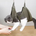 Pet Grooming Hammock Harness Small Dog Hammock Helper Restraint Bag Cat Grooming Sling Holder for Ear/Eye Care Nail Trimming - Image 3