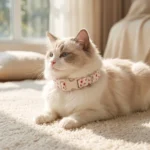 Cute Floral Dog Collar for Small Medium Large Dogs Pink Rose Cotton Pet Collar Buckle Spring Summer Girl Puppy Kitten Neck Strap - Image 12