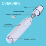 Dog Nail Grinder USB Rechargeable Electric Pet Claw Grinder & Trimmer Painless Lime For Dog Pets Nail File гриндер для собак - Image 5