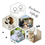 1pc Creative Custom Text The name of the love wavy line Personalized Dog Tags Customized Dog Collar With Name For Dog Tag Name - Image 3