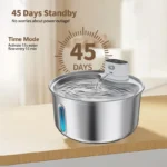 5.5L Wireless Charging Automatic Water Fountain Intelligent Pet Water Dispenser With Filter Drinking Fountain For Cats Dogs - Image 5