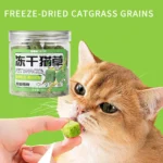 50g Cat Snacks Freeze Dried Grain Freezedried Granules Cat Grass Teeth Grinding Stick Cat Grass Granules Cat Snack - Image 2