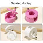 Automatic cat-eye nail tool, super strong rotating French manicure gel polish glass bead magnet. DIY nail art tool for beginners - Image 5