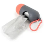 Portable Pet Waste Bag Dispenser Pill Shape Bullet-Shaped Garbage Box Cats Dogs Poop Extractive Clean-up Bags Outside Walking - Image 5