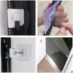 Pet Barrier Gate Expandable Dog Cat Fence Jump Proof Partition Door Panel for Indoor Outdoor Use Easy Installation - Image 4