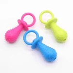 Durable Pet Rubber Pacifier Dog Toy Interactive Rubber Soother For Dog Cat Puppy High Elasticity Teeth Cleaning Dog Pet Toy - Image 5