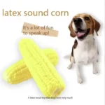 Corn Shape Puppy Dog Toy Latex Squeak Interactive Chew Bite-Resistant Training Playing Dog Supplies - Image 6