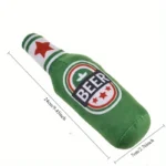 Realistic Beer Bottle Shape, Squeaking Dog Toy. Interactive Play, Bite Resistant and Wear-resistant. Easy To Clean - Image 6