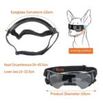 Multicolor Pet Goggles Sun Protection Sun Shading Pet Sunglasses Windproof UV Protection Dog UV Protection Glasses Dog - Image 6