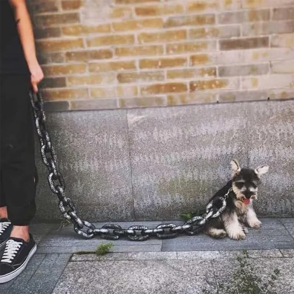 kf-S8178ca6fd3eb49af814090d04c8421d8B Chain Dog Leashes Simulation Life-Like Iron Chain For Large Medium Small Pet - Image 1