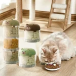 Practical Plastic Multi-Layer Cat Food Box Sealed Moisture-Proof Dog Snacks Storage Box Cute Cat Food Bucket Outdoor - Image 2