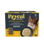 Entrees Natural Wet Cat Food Chicken Selection in Broth 12 Pack, 2.47 oz Cans