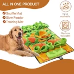 Pet Sniffing Mat Indoor Dog Walking Dog Cat Foraging Toy Dog Stress Relief Puzzle Treasure Hunt Game Slow Eating Mat